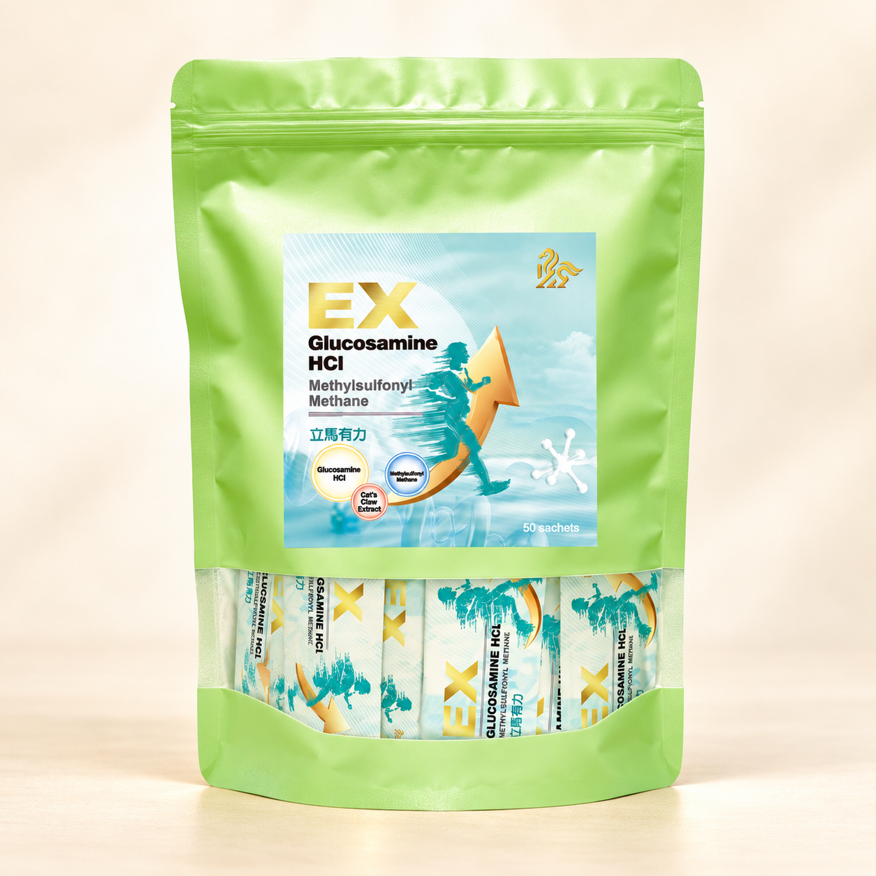 立馬有力複方口服粉量販包-50入，商品照片
