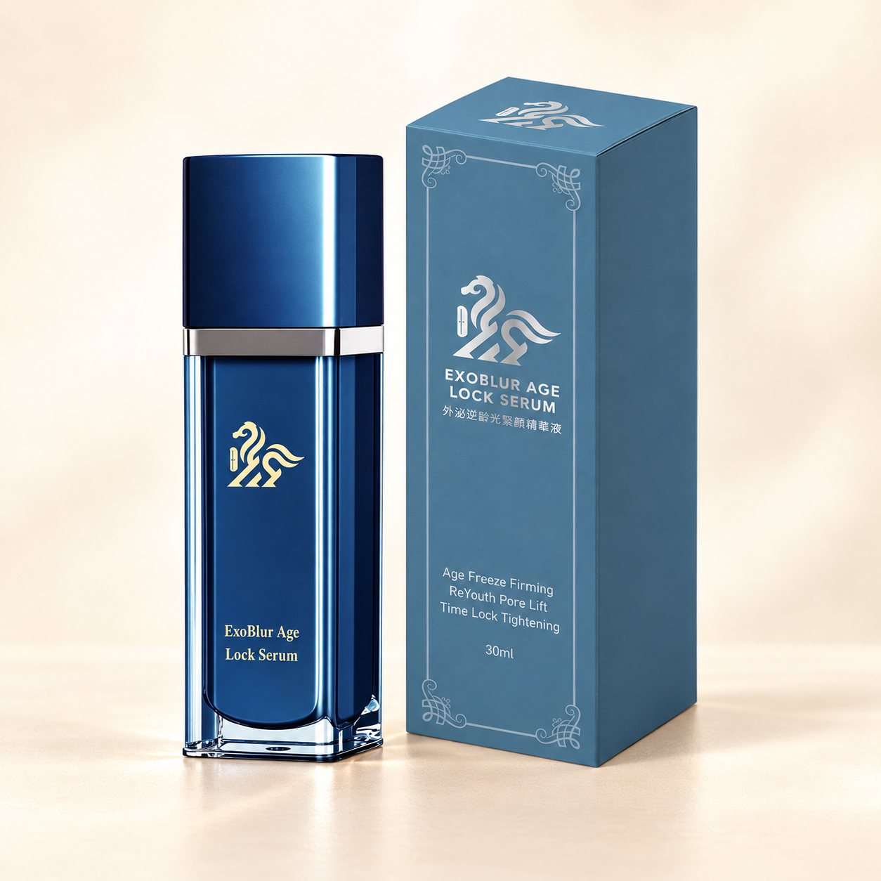 外泌逆時光緊緻精華液，商品照片